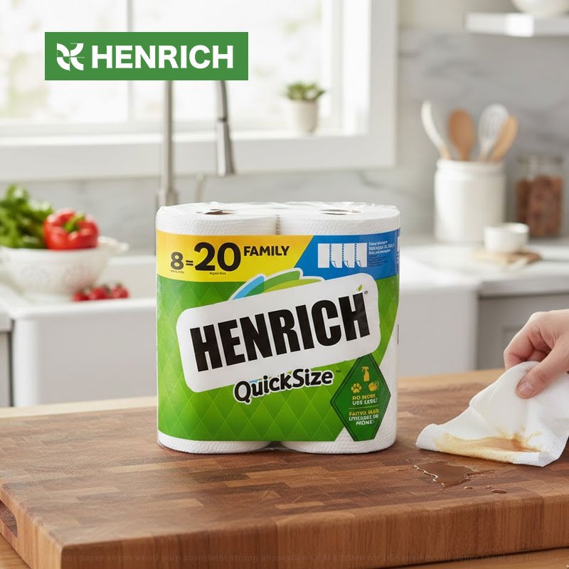 Paper Towel supplied by Henrich for OEM and private-label programmes
